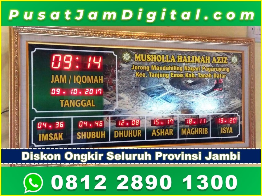 Jual Jam Digital Waktu Sholat Masjid di Sengeti