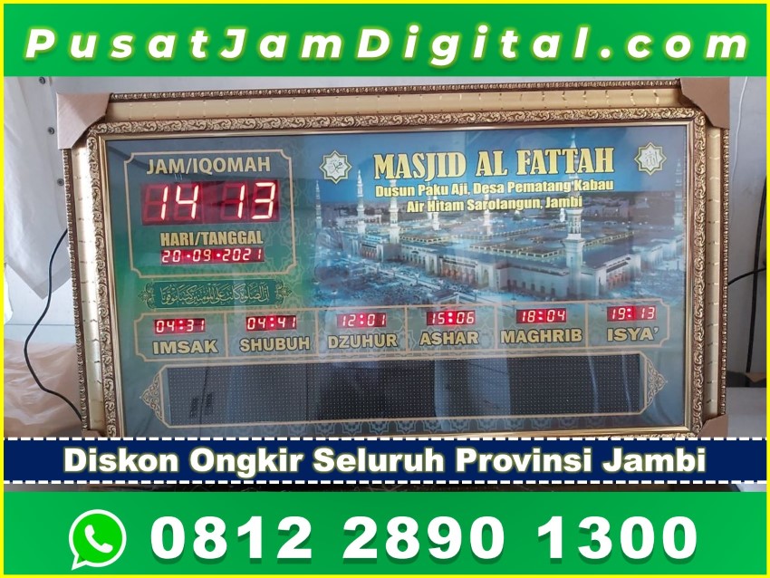 Jual Jam Penanda Waktu Sholat di Bangko