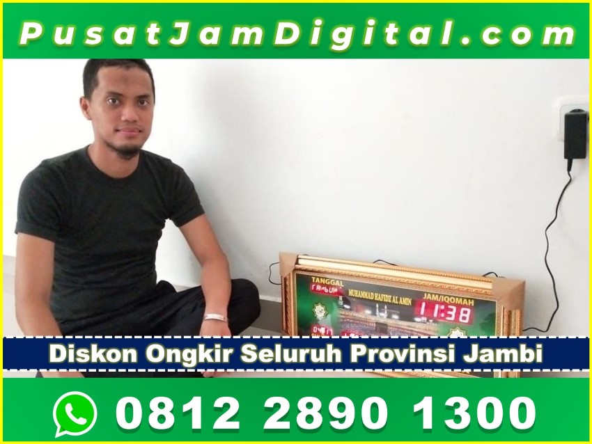 Produsen Jam Digital Sholat di Kuala Tungkal